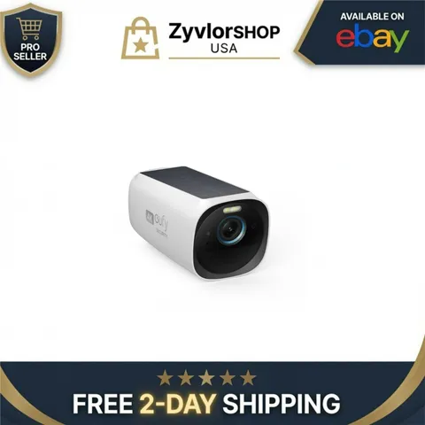 eufyCam S330 Add-On Camera 4K Solar AI Face Recognition Outdoor