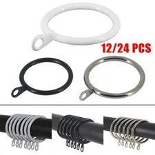 Curtain Rings Curtain Rings Hanging Hooks Metal Pole Metal Curtain Rings