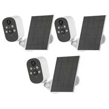 2K Solar Powered Security Camera System Outdoor WiFi IP Camera CCTV Surveillance