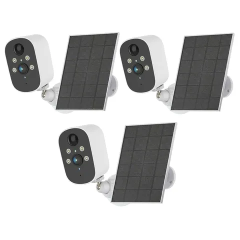 2K Solar Powered Security Camera System Outdoor WiFi IP Camera CCTV Surveillance