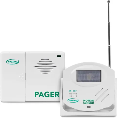 Smart Caregiver Wireless Motion Sensor Alarm System with Pager for Fall and Wand