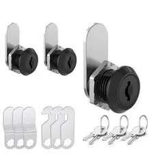 Cabinet Locks with Keys, Cam Lock 5/8" Mailbox Lock Keyed Alike, Secure Drawers