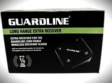 NEW Guardline 1/4 Mile Range Long Range EXTRA RECEIVER Driveway Wireless Alarm