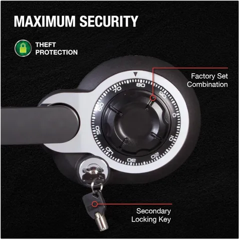 Medium Grey Fireproof Safe, Dial Combination