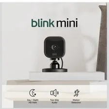 Blink Mini Indoor 1080p Wireless Security Camera - Black