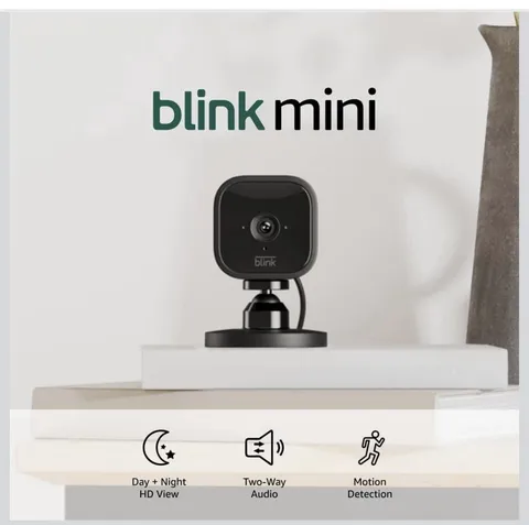 Blink Mini Indoor 1080p Wireless Security Camera - Black