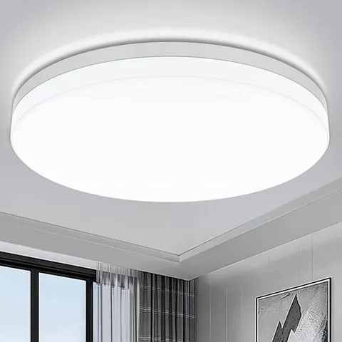 Airand LED Flush Mount Ceiling Light 5000K 9.5in, Daylight White / Cold