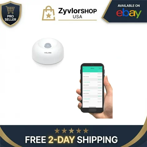 YoLink Smart Motion Detector, 1/4 Mile Wireless Range, Alexa Compatible