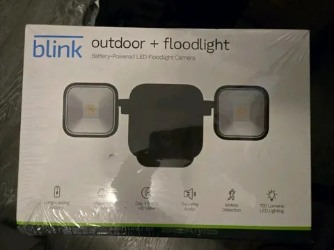 NEW Blink Outdoor Camera + Floodlight System Wireless 1080p HD Security Black