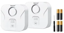 Geevon 2 Pack Water Leak Detectors for Home, 100dB Water Sensor Alarm Flood L...