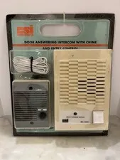 Vintage ESI WI-150D Door Answering Intercom w/ Chime & Entry Control NOS New