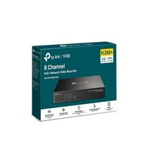 TP-Link VIGI NVR1008H-8MP 8 Channel PoE Network Video Recorder 24/7 Continuous