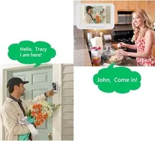 7" Video Doorbell Telephone Video Intercom Monitor Intercom System