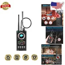 Portable Hidden Camera Detector & Bug Finder - Ultra Bright LED, Battery Powered