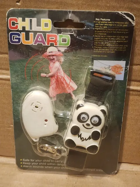 Vintage Child Guard Model YS-088 Child Security Alarm Alert Range - Bracelet NEW