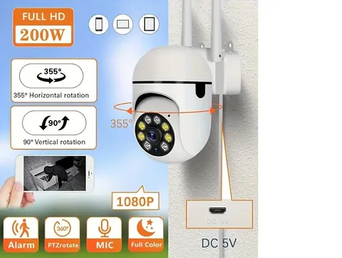 Smart AI Motion Outdoor Wireless Security Camera – Free Shipping – T003#^-