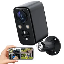 Wireless security camera suitable for home and outdoor security,battery powered