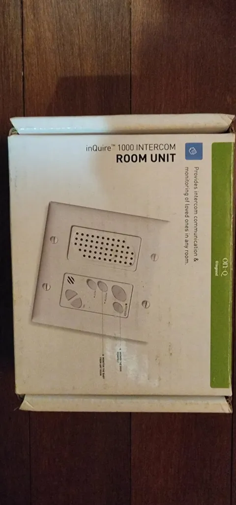 Legrand On-Q  InQuire 1000 Intercom Room Unit (IC1004) White New