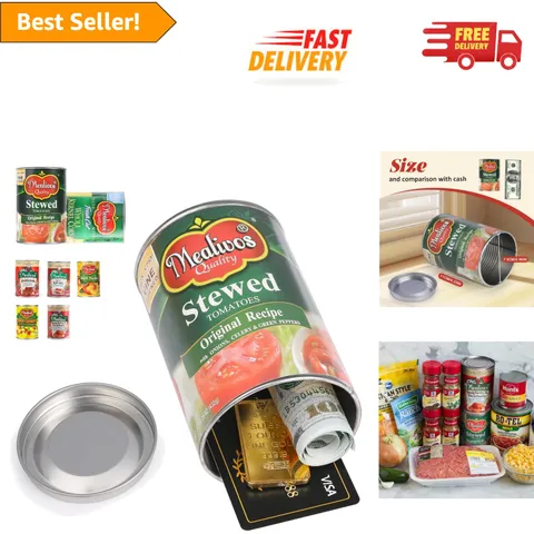 Realistic Fake Can Diversion Safe - Portable Hidden Storage for Valuables