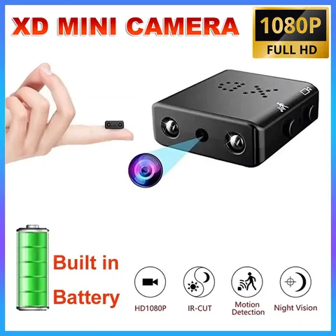Mini Camera HD 1080P Home Security Video Camcorder Night Vision Motion Detection