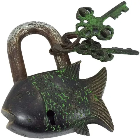 Functional Brass Beautiful Padlocks with Two Keys Garden Lock with Two Keys