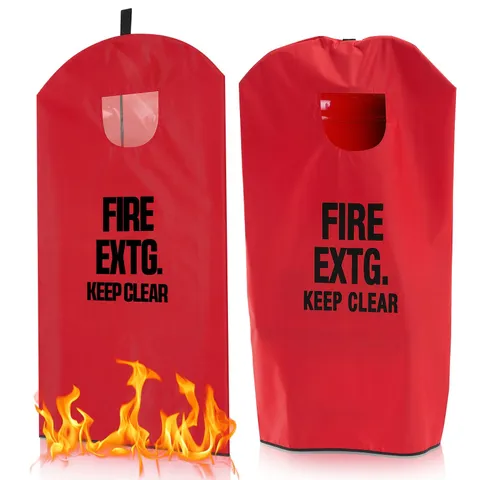 2 Pcs Fire Extinguisher Cover 5-13 lb Heavy Duty Thickened Fire Protective Sl...