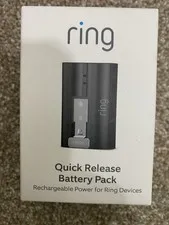 Quick Release Ring Rechargeable Lithium-Ion Battery for Video Doorbells Security