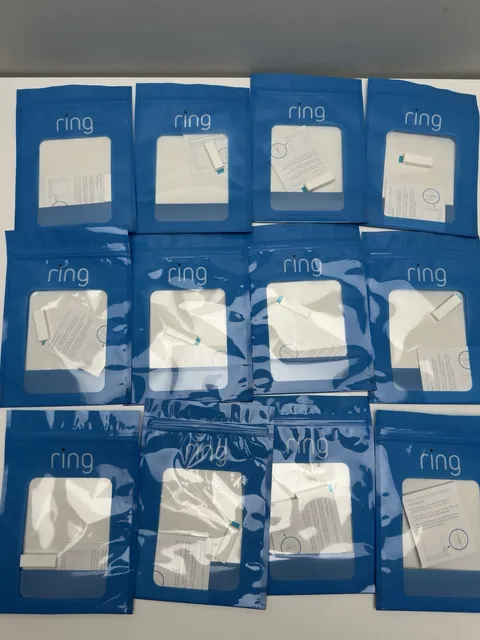 Lot of (12) Ring Alarm Slim Magnet FOR Contact Sensor (DOESN’T INCLUDE SENSOR)