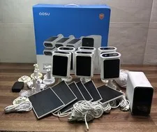 Aosu Solar-Powered Wireless Security Camera Kit SolarCam P1 Max System / READ