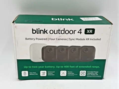 Blink Outdoor 4 XR Four Camera System w/Sync Module XR. NIB. FAST SHIPPING