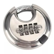 Padlock Combination Long / Short Shackle 4 Digit Lock Locker Gym Bag Travel Case