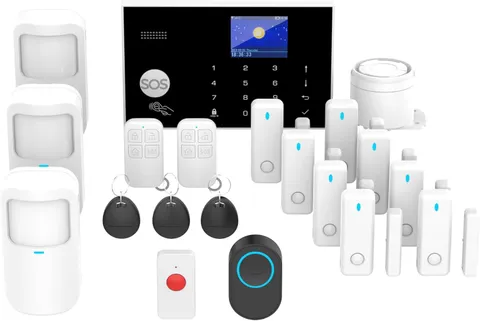 2G Wifi Alarm System, Compatible with Google Home and Alexa Wireless Security Sy