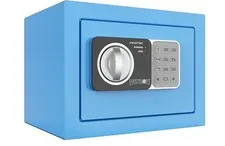 Small Safe Box 0.236 Cubic Feet with Key - Mini Safe for Money & Jewelry