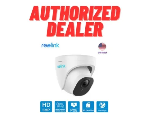Reolink 5MP PoE IP Audio 100ft Night Vision Person/Vehicle Detect SecurityCamera