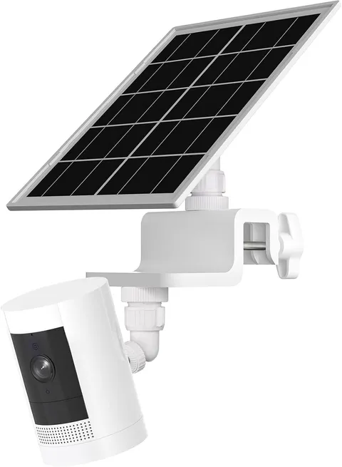 7W Solar Panel with Gutter Mount for Ring Cameras, Stick up Cam, Stick up Cam Pr