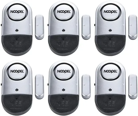 Door Alarms for Kids Safety, 6 Pack 120Db Pool Alarm Sensor for Doors and Window