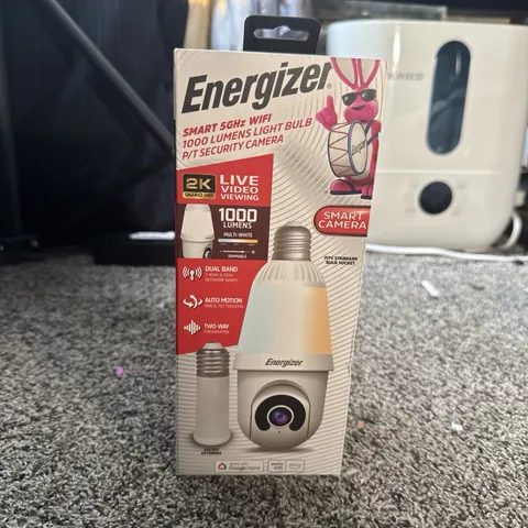 Energizer Smart 2K Light Bulb Security Camera, 1000 Lumens LED Light, 5G&2.4G