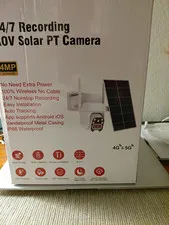 AOV Solar PTZ Camera 4MP Wi-Fi IP66 Outdoor, Color Night Vision, 2-Way