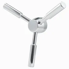 Wahlin Parts Wah Lin Parts 3 Spoke Gun Safe Handle Replacement Chrome Ziny