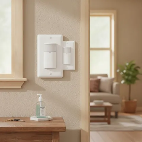 Single Pole Occupancy Motion Sensor Light Switch, PIR Infrared Motion Activat...