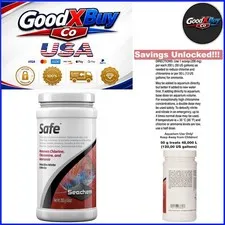 Safe Aquarium Conditioner 250g Dry Water Treatment for Fish Tanks
