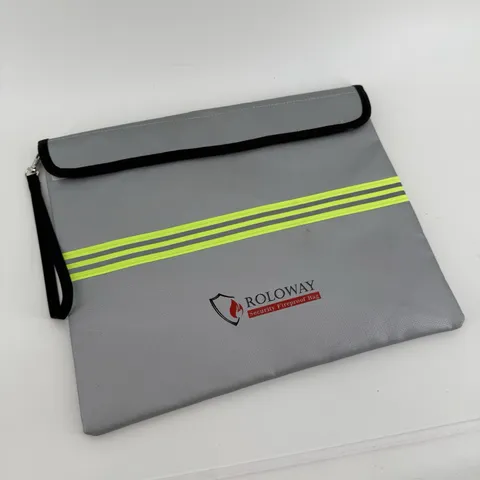 Fireproof Document Bag 14 x 11 inch 5200℉ Upgraded Aluminum Foil Layer Zipper