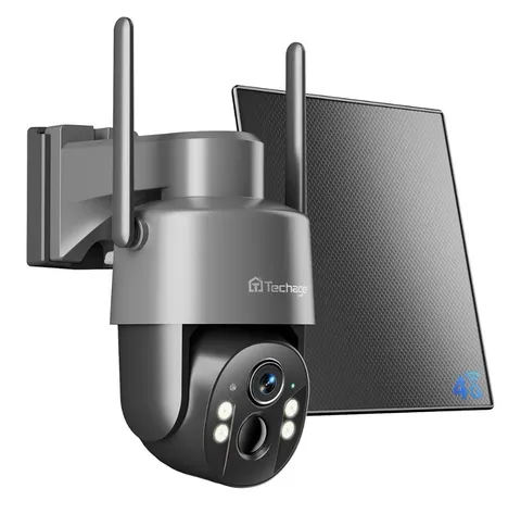 4G LTE Cellular Solar Security Camera Wireless Outdoor, 2.5K NO WiFi