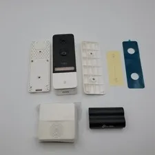 Tapo TP-Link Smart Video Doorbell Camera, Battery Powered Chime Included, 2K 5MP