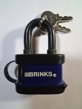 Brinks Padlock - Weather Resistant Cover