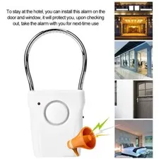 Home Security Alarm Door Handle Alert Detection Device Intruder Wireless AlarmAU