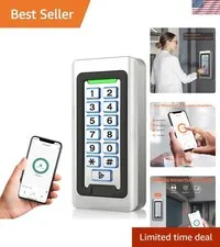 Wireless WiFi Access Control Keypad, Metal Stand-Alone Door Access Control Sy...