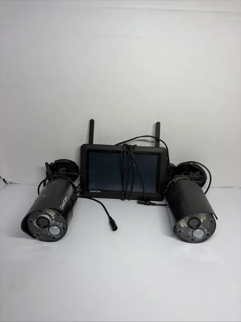 CasaCam GuardianCam Air | 7 Touchscreen Monitor with 2 Spotlight HD Cameras ...