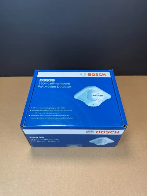 Bosch DS939 Panoramic Ceiling-Mount PIR Motion Detector NEW Ships Fast!!!