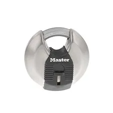 MASTERLOCK M40XKADCCSEN 70mm Disc Padlock, 2-3/4" Keyed Alike 1-Pack